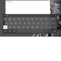 Bild der Touch-Tastatur.